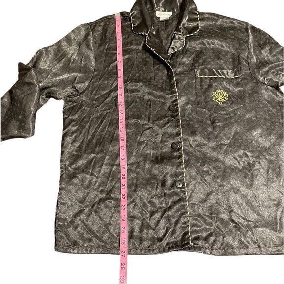 Kathryn Black Silky Pajamas - Picture 9 of 10